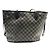 Borsa Tote Louis Vuitton Damier Neverfull MM Marrone Damier ebene