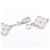 Bracelet charm Sweet Alhambra de Van Cleef & Arpels Argenté  - vue 5