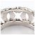 Anel Entrelacés em ouro branco 18K Cartier Prata - vista 3