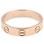 Anello Mini Love in oro rosa 18K Cartier D'oro - vista 2