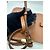 Chloé Faye Borsa a Tracolla in Pelle Marrone - vista 7