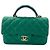 Borsa Chanel Mini Matelassé Verde - vista 2
