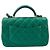Borsa Chanel Mini Matelassé Verde - vista 3