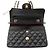 Borsa a Spalla Chanel Matelassé Chain Nero - vista 6