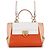 Bolsa de mão pequena Gancini Salvatore Ferragamo Rosa Branco Laranja