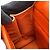 Bolsa de mão pequena Gancini Salvatore Ferragamo Rosa Branco Laranja - vista 12