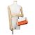 Bolsa de mão pequena Gancini Salvatore Ferragamo Rosa Branco Laranja - vista 4