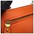 Bolsa de mão pequena Gancini Salvatore Ferragamo Rosa Branco Laranja - vista 8