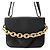 Borsa a tracolla Bottega Veneta Mount Envelope Nero