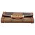Cartera compacta de tres pliegues Louis Vuitton Monogram Reverse Dauphine Castaño - vista 3