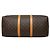 Borsa Boston Louis Vuitton Monogram Keepall 50 Marrone - vista 3