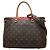 Borsa Louis Vuitton Monogram Pallas Marrone Rosso Fuschia