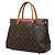 Borsa Louis Vuitton Monogram Pallas Marrone Rosso Fuschia - vista 2