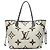 Borsa Tote Louis Vuitton Monogram Jungle Neverfull MM Multicolore Crudo Cammello