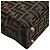 Borsa Fendi Zucca marrone in pelle e tela - vista 4