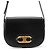 Céline Celine Maillon Triomphe Black Leather Shoulder Bag