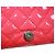 Bolsa de ombro Chanel acolchoada com corrente Rosa - vista 15