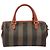 Borsa Mini Boston FENDI Marrone Nero Cachi - vista 3