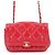 Borsa a Spalla Chanel Matelasse Chain Rosso