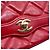Borsa a Spalla Chanel Matelasse Chain Rosso - vista 9