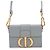 Borsa a tracolla Christian Dior 30 Montaigne in grigio Marrone