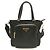 Borsa a mano nera in nylon e pelle Prada Nero - vista 2