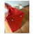 Borsa Hermès Kelly 32 Togo Rosso  - vista 5