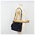 Bolsa de Ombro com Corrente BALLY Nylon Navy Gold Tone Auth 192792 Azul marinho - vista 24