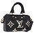LOUIS VUITTON Borsa Nano Speedy Monogram Empreinte Nera M81456 LV Auth ar14137SAM Nero