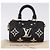 LOUIS VUITTON Borsa Nano Speedy Monogram Empreinte Nera M81456 LV Auth ar14137SAM Nero - vista 12