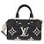 LOUIS VUITTON Borsa Nano Speedy Monogram Empreinte Nera M81456 LV Auth ar14137SAM Nero - vista 2