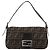 FENDI Zucca Canvas Mamma Baguette Borsa a Spalla Marrone Argento Auth yk20687SAM - vista 2