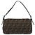 FENDI Zucca Canvas Mamma Baguette Borsa a Spalla Marrone Argento Auth yk20687SAM - vista 3
