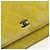 CHANEL Matelasse Chain Shoulder Bag Velor Yellow Silver CC Auth 190362A Argento Giallo - vista 15