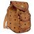 Zaino MCM Vicetos Logogram PVC Beige Oro Auth bs36277 D'oro