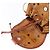 Zaino MCM Vicetos Logogram PVC Beige Oro Auth bs36277 D'oro - vista 17