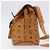 Zaino MCM Vicetos Logogram PVC Beige Oro Auth bs36277 D'oro - vista 4
