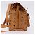 Zaino MCM Vicetos Logogram PVC Beige Oro Auth bs36277 D'oro - vista 5