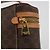 Céline CELINE Beauty Case Macadam in PVC e Pelle Marrone con Finiture Oro Autentico ep15314A - vista 14