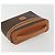 Céline CELINE Beauty Case Macadam in PVC e Pelle Marrone con Finiture Oro Autentico ep15314A - vista 6