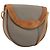 Borsa a tracolla Christian Dior PVC Pelle Grigio Marrone Auth ep15197