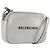 Borsa a tracolla BALENCIAGA Everyday in pelle Argento 552372 Auth 192828A