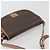 Céline CELINE Bolsa de Ombro Macadam em PVC e Couro Marrom com Detalhes Dourados Auth ep15274 - vista 6