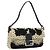 FENDI Celleria Flower Embroidery Straw Mamma Baguette 8BR101 Auth yk20689SM Prata Bege
