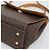 Céline Borsa CELINE Macadam Canvas Star Ball PVC Pelle 2way Marrone Oro Auth 194593 D'oro - vista 12
