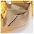 Céline Borsa CELINE in pelle giallo argento Auth 192757A - vista 22