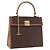 Céline Borsa CELINE Macadam Canvas PVC Pelle Marrone Oro Auth 193508A D'oro