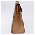 Céline Borsa CELINE Macadam Canvas PVC Pelle Marrone Oro Auth 193508A D'oro - vista 5