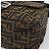 FENDI Zucca Canvas Mamma Baguette Shoulder Bag Black Brown Auth BA14103V Marrone Nero - vista 10