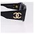 Occhiali da sole CHANEL Plastica Nero Oro CC Auth bs36338 D'oro - vista 7